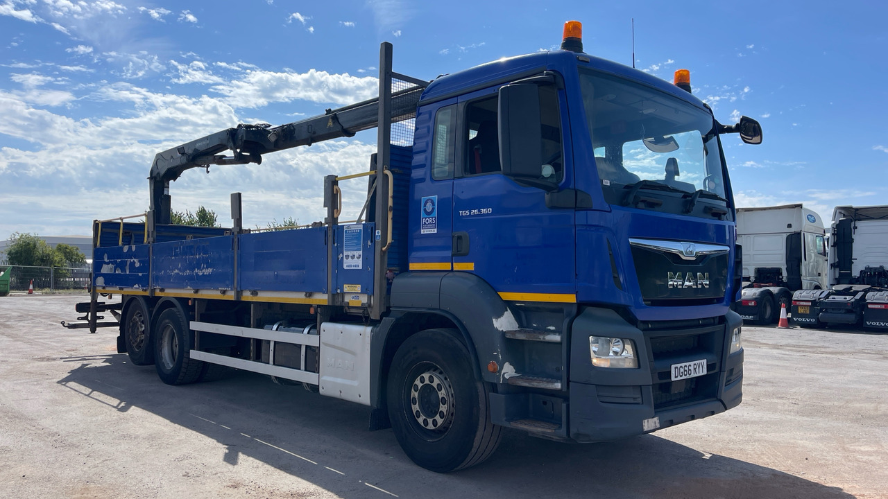 MAN TGS 26.360 - Sal/ Açık kasa kamyon, Vinçli kamyon: fotoğraf 1 MAN TGS 26.360 - Sal/ Açık kasa kamyon, Vinçli kamyon: fotoğraf 1