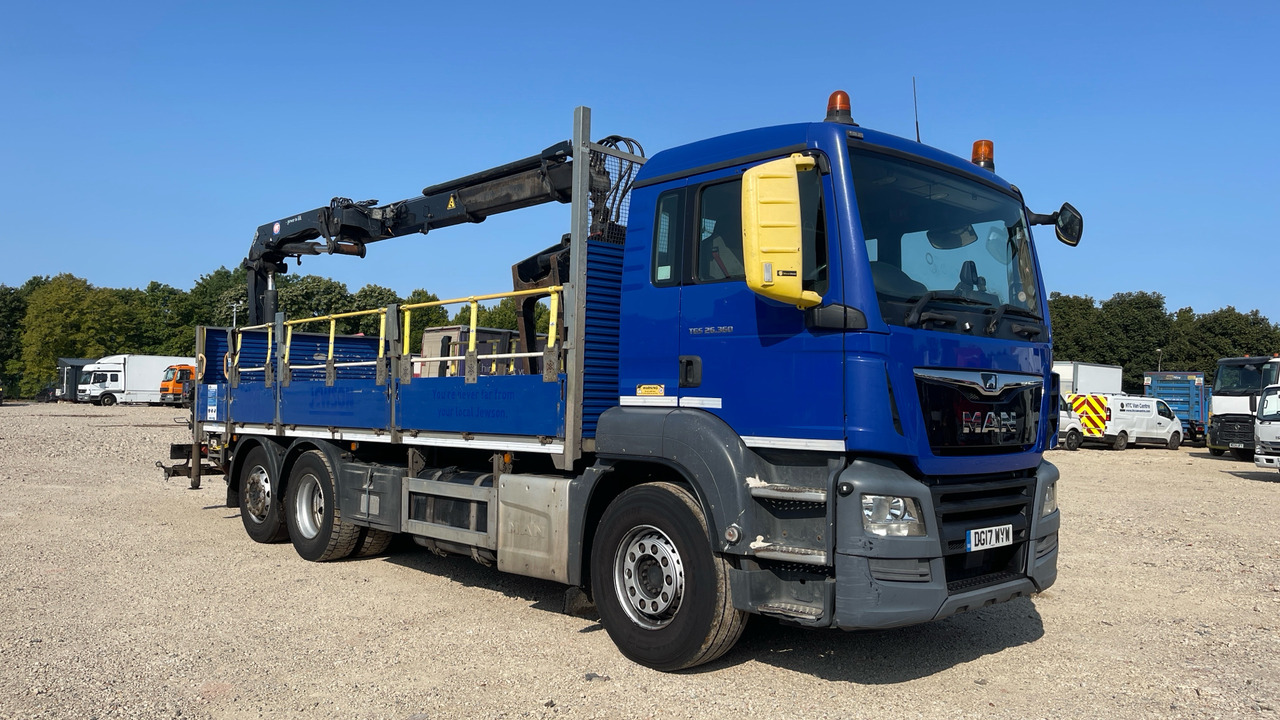 MAN TGS 26.360 - Sal/ Açık kasa kamyon, Vinçli kamyon: fotoğraf 1 MAN TGS 26.360 - Sal/ Açık kasa kamyon, Vinçli kamyon: fotoğraf 1
