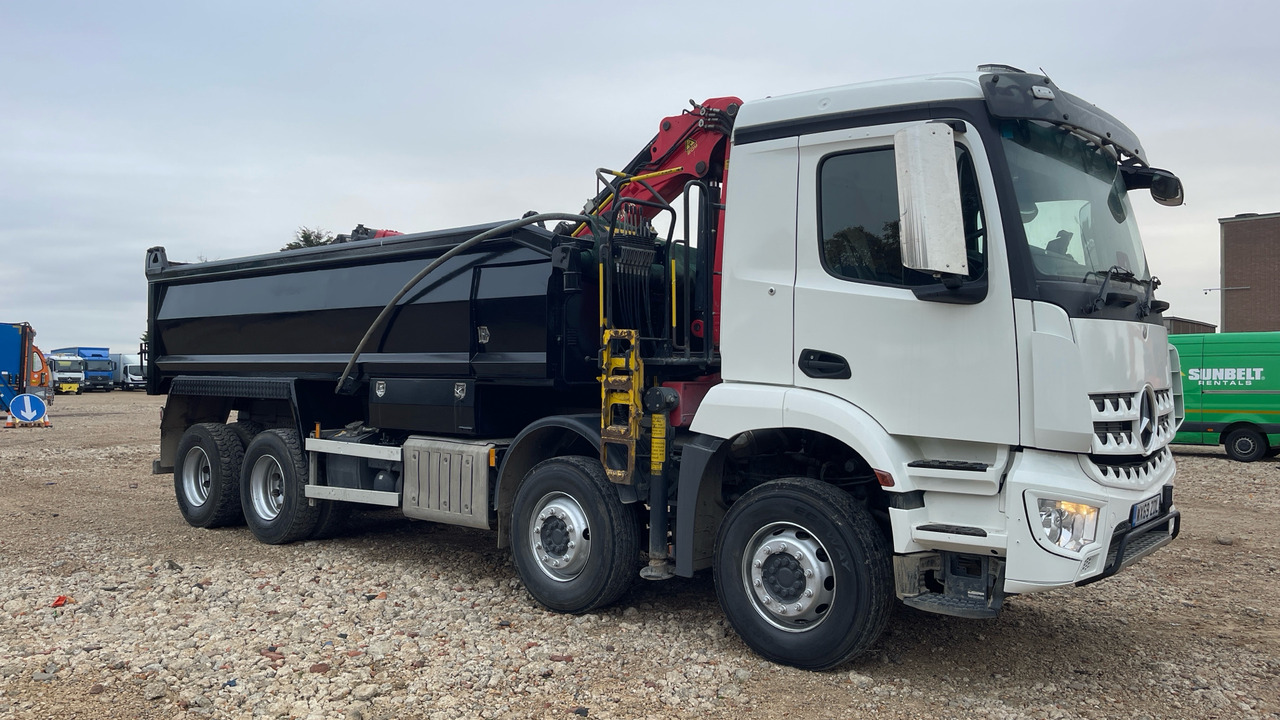 MERCEDES-BENZ AROCS - Damperli kamyon, Vinçli kamyon: fotoğraf 1 MERCEDES-BENZ AROCS - Damperli kamyon, Vinçli kamyon: fotoğraf 1