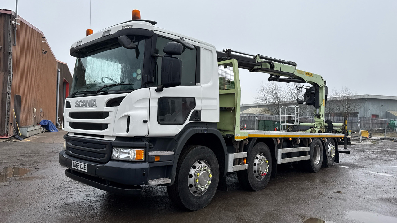 SCANIA P 450 - Sal/ Açık kasa kamyon, Vinçli kamyon: fotoğraf 2 SCANIA P 450 - Sal/ Açık kasa kamyon, Vinçli kamyon: fotoğraf 2