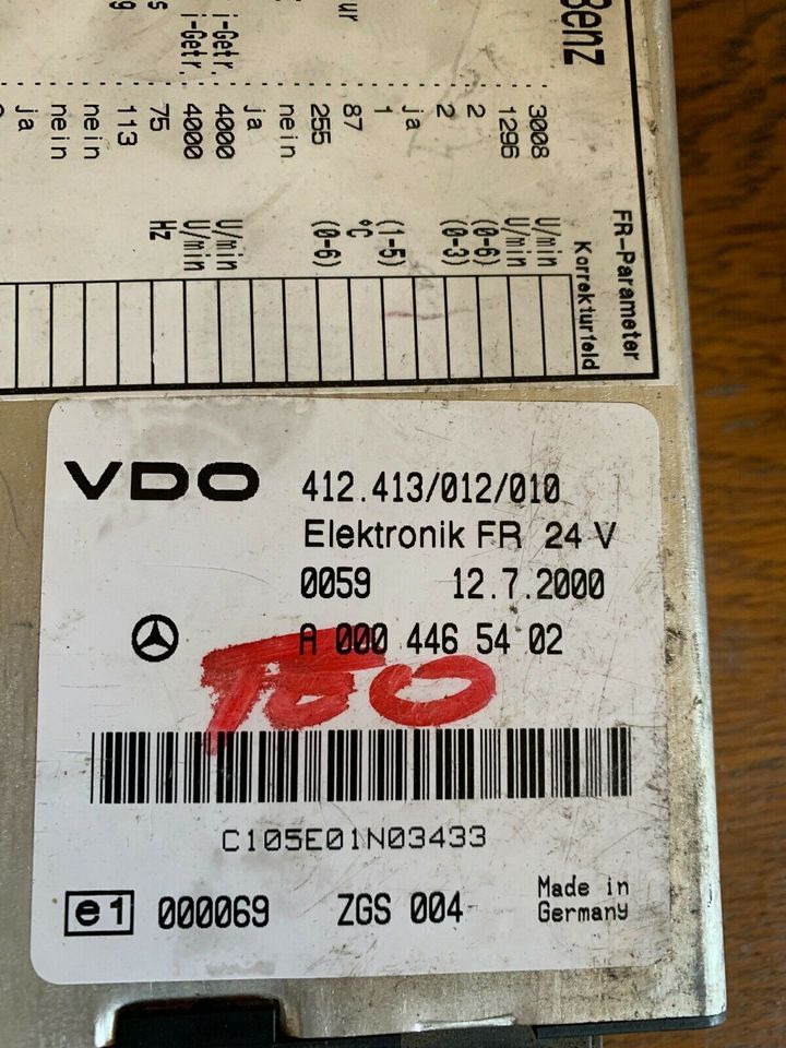 Mercedes Atego Elektronik FR Steuergerät A 000 446 54 02 - Yönetim bloku - Kamyon: fotoğraf 2 Mercedes Atego Elektronik FR Steuergerät A 000 446 54 02 - Yönetim bloku - Kamyon: fotoğraf 2