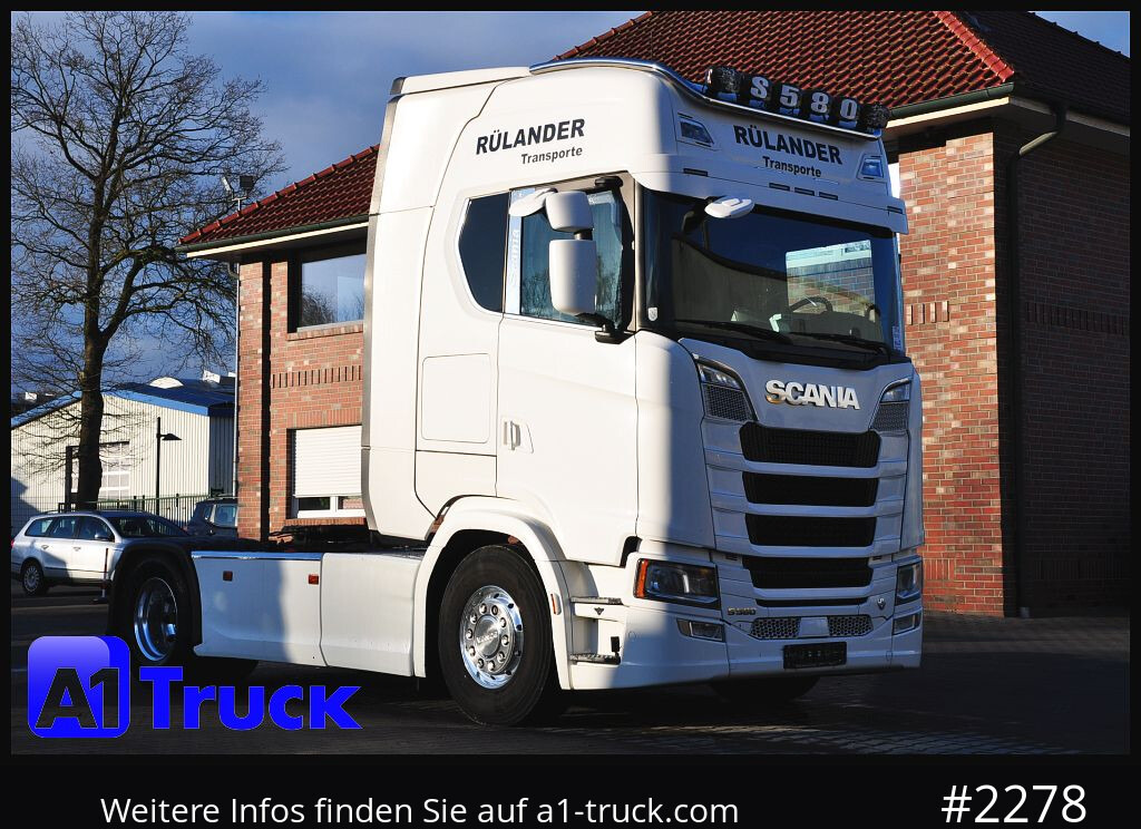 SCANIA S 580 V8, Leder Navi, Retarder, Volluft, Alu - Çekici: fotoğraf 1 SCANIA S 580 V8, Leder Navi, Retarder, Volluft, Alu - Çekici: fotoğraf 1