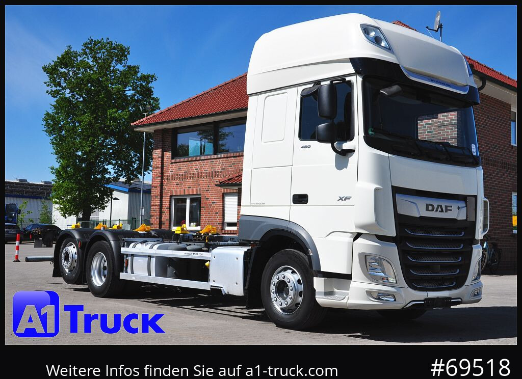 DAF XF 480 FAR Intarder, Multiwechsler 2x AHK - Konteynır taşıyıcı/ Yedek karoser kamyon: fotoğraf 1 DAF XF 480 FAR Intarder, Multiwechsler 2x AHK - Konteynır taşıyıcı/ Yedek karoser kamyon: fotoğraf 1