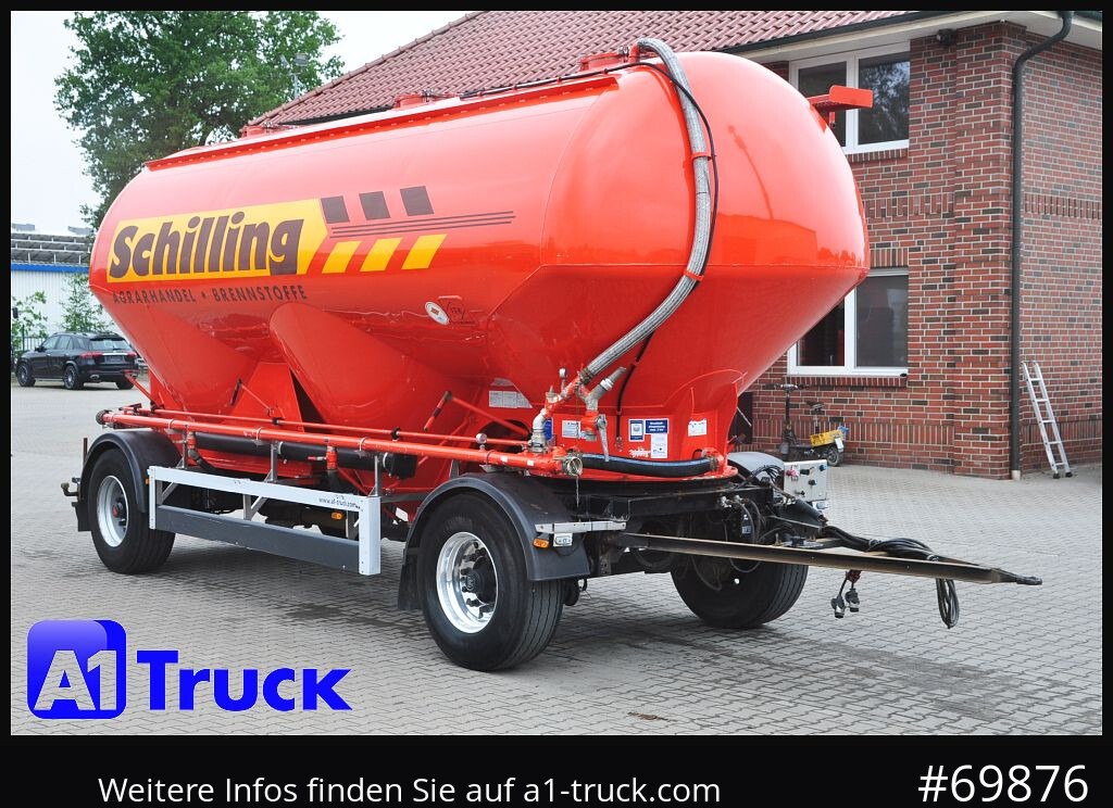 FELDBINDER HEUT 31.2 Silo, Futtermittel, 31m³, 3 Kammern, - Tanker römork: fotoğraf 1 FELDBINDER HEUT 31.2 Silo, Futtermittel, 31m³, 3 Kammern, - Tanker römork: fotoğraf 1