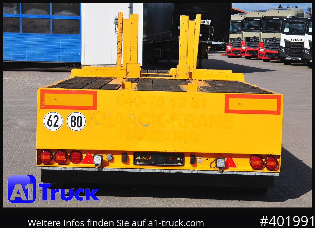 Platform/ Açık kasa römork GOLDHOFER 5 achs  Ballast, Lenkachse, 50to., Schwerlast,: fotoğraf 8