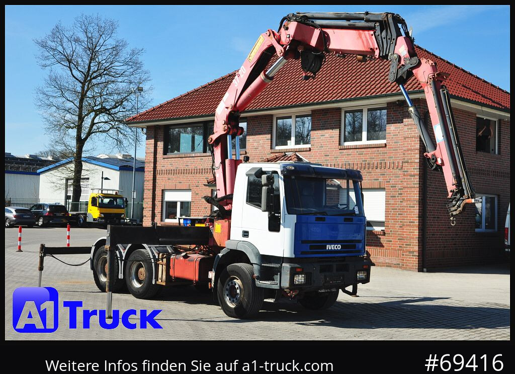 IVECO 420 6x4, HMF3722 Jib Funk Seilwinde, - Vinçli kamyon: fotoğraf 1 IVECO 420 6x4, HMF3722 Jib Funk Seilwinde, - Vinçli kamyon: fotoğraf 1