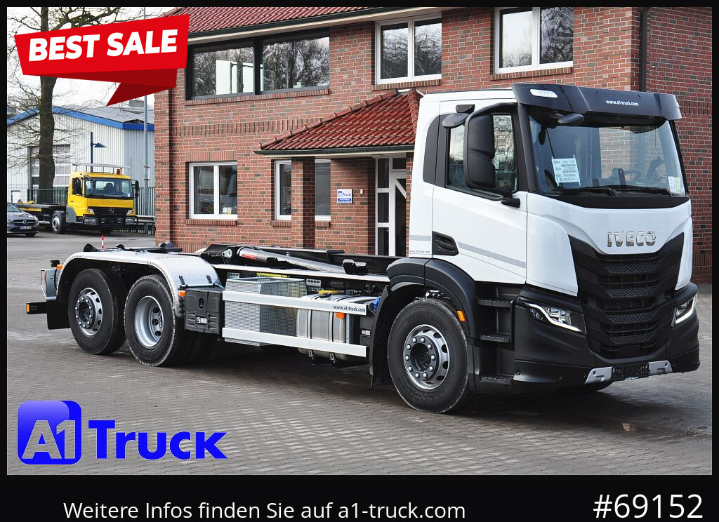 IVECO X-Way AD 420 Hiab 21S59 Lenk- Liftachse, - Kancalı yükleyici kamyon: fotoğraf 1 IVECO X-Way AD 420 Hiab 21S59 Lenk- Liftachse, - Kancalı yükleyici kamyon: fotoğraf 1