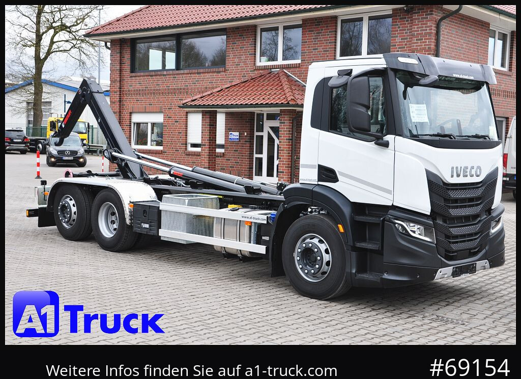 IVECO X-Way AD280X42, HIAB Multilift, Lenk- Liftachse, - Kancalı yükleyici kamyon: fotoğraf 1 IVECO X-Way AD280X42, HIAB Multilift, Lenk- Liftachse, - Kancalı yükleyici kamyon: fotoğraf 1