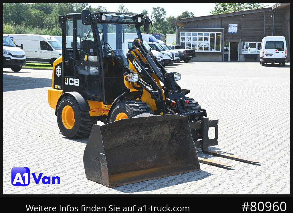 JCB JCB 403 SP Radlader, Palletengabel, Kabine, Zusatzhydraulik - Tekerlekli yükleyici: fotoğraf 1 JCB JCB 403 SP Radlader, Palletengabel, Kabine, Zusatzhydraulik - Tekerlekli yükleyici: fotoğraf 1