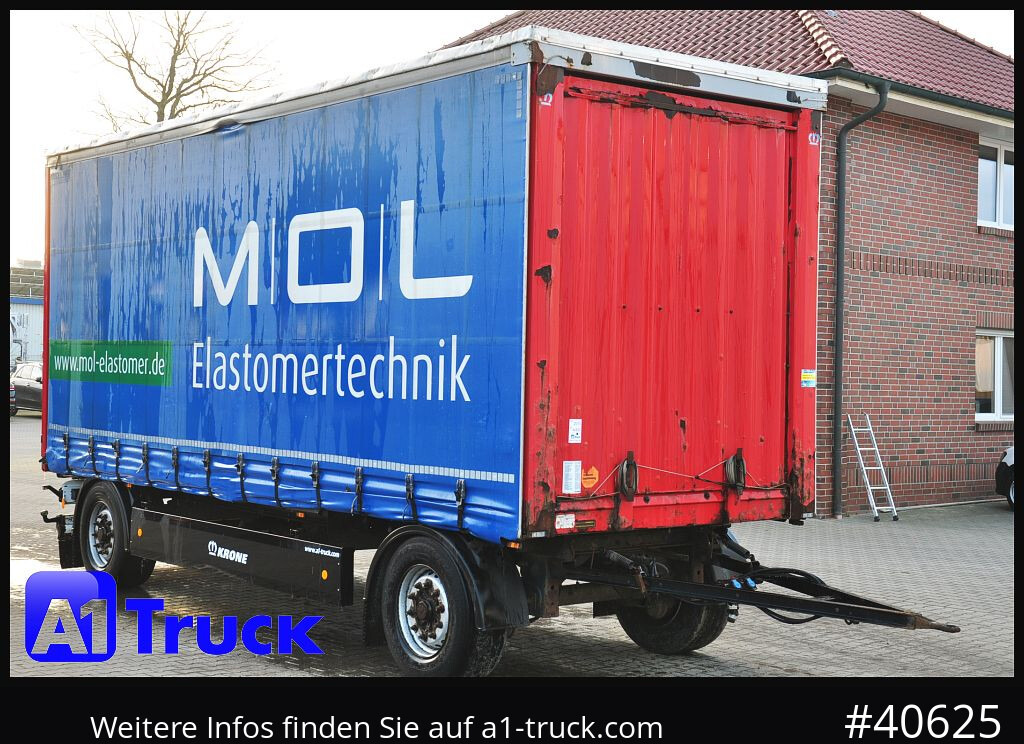 KRONE AZP 18, Maxi, 2800mm innen, Edscha, - Tenteli römork: fotoğraf 1 KRONE AZP 18, Maxi, 2800mm innen, Edscha, - Tenteli römork: fotoğraf 1