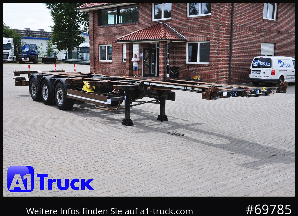 KRONE SDC, Lift SAF, 2x20/30/40 - Konteynır taşıyıcı/ Yedek karoser dorse: fotoğraf 1 KRONE SDC, Lift SAF, 2x20/30/40 - Konteynır taşıyıcı/ Yedek karoser dorse: fotoğraf 1