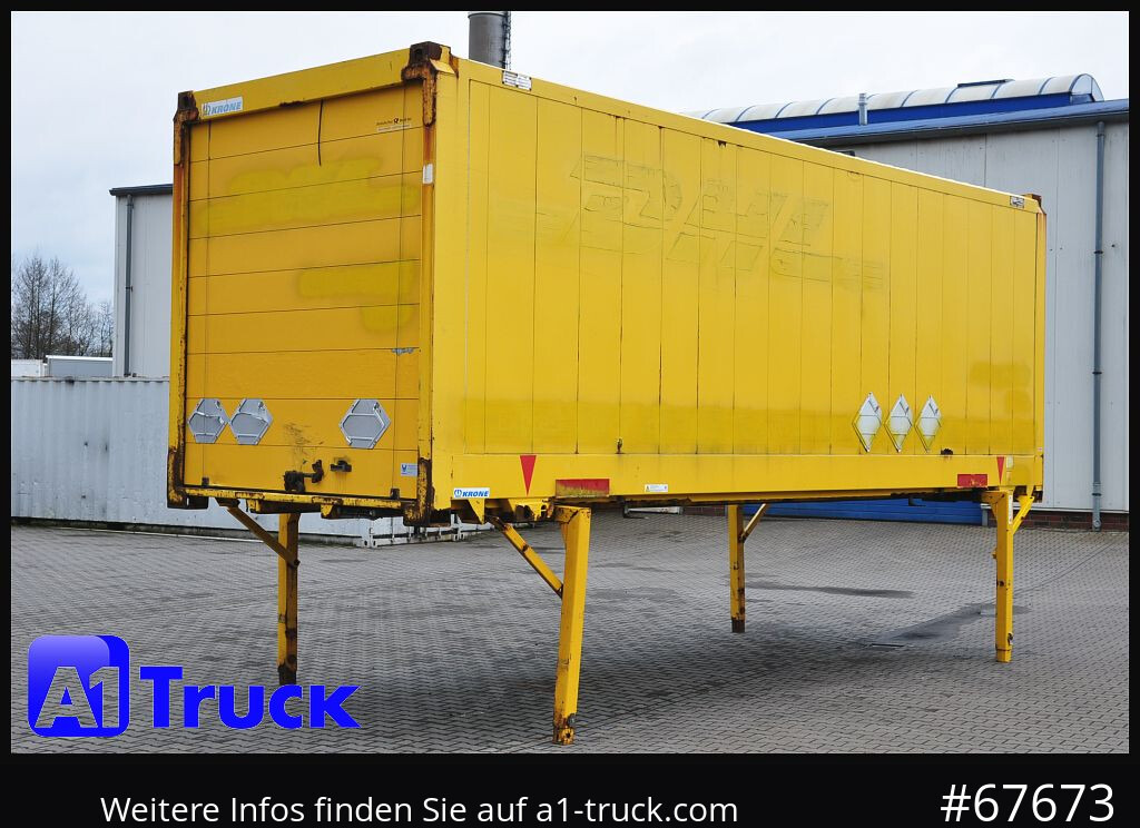 Kapalı kasa KRONE WB 7,45  Koffer, BDF Wechselbrücke 2550mm: fotoğraf 10