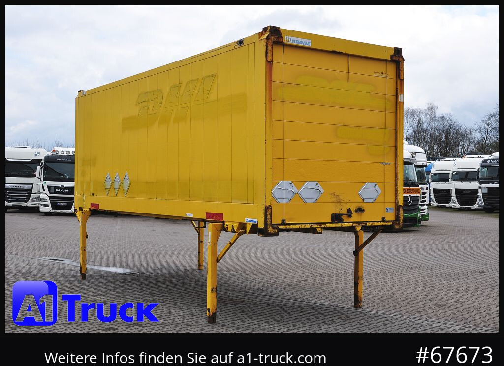 Kapalı kasa KRONE WB 7,45  Koffer, BDF Wechselbrücke 2550mm: fotoğraf 12