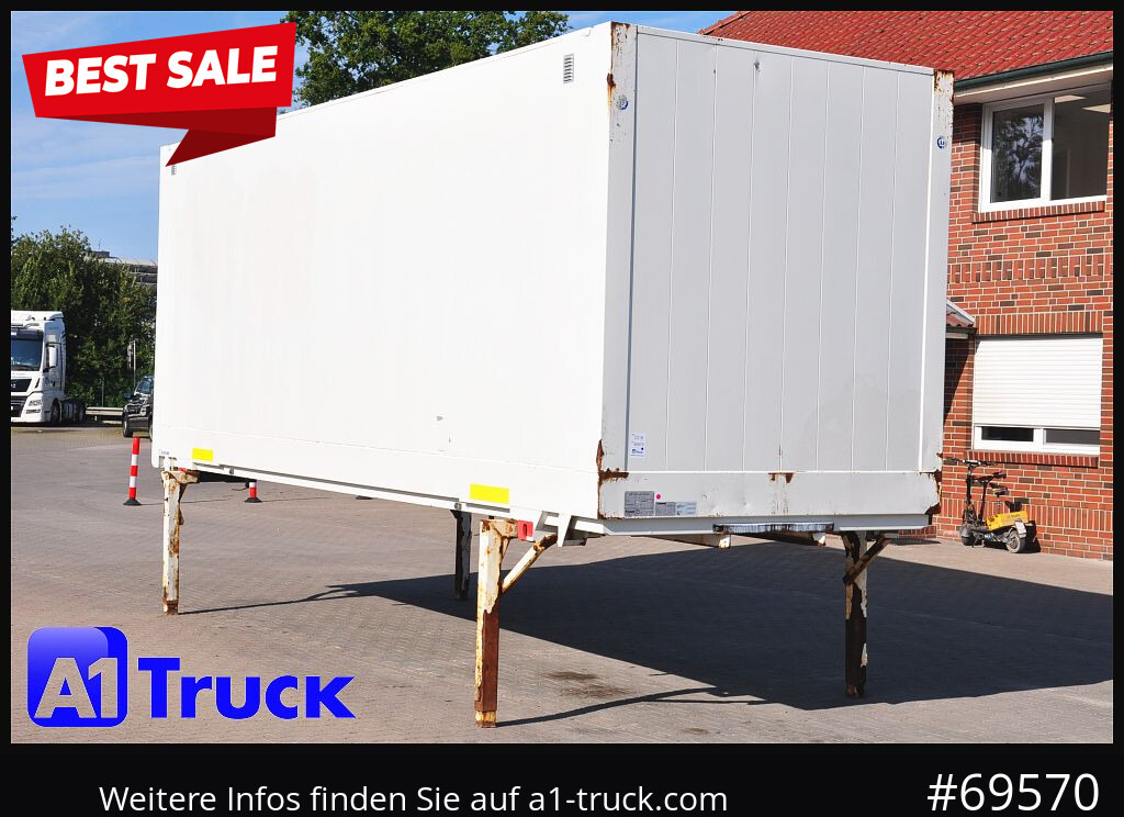 KRONE Wechselbrücke BDF 7,45 Koffer,  Textil 2750mm innen, 20 x vorhanden - Kapalı kasa: fotoğraf 1 KRONE Wechselbrücke BDF 7,45 Koffer,  Textil 2750mm innen, 20 x vorhanden - Kapalı kasa: fotoğraf 1