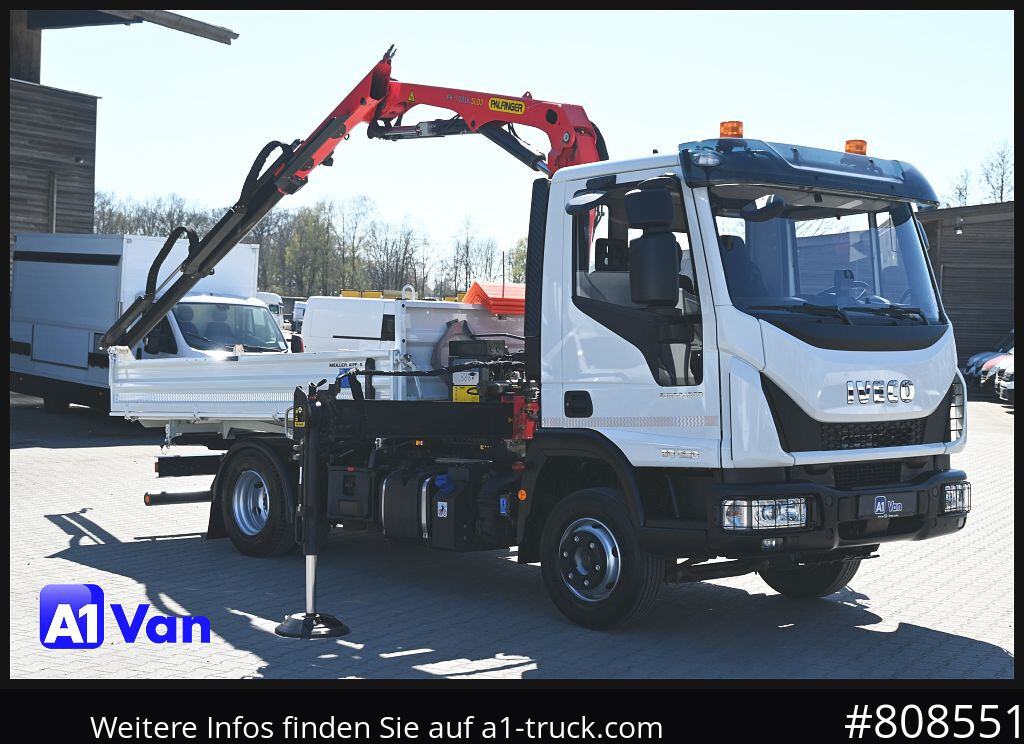 IVECO Eurocargo 80E22 Kipper Kran, Palfinger, Klima, Luftfederung - Kamyon, Vinçli kamyon: fotoğraf 1 IVECO Eurocargo 80E22 Kipper Kran, Palfinger, Klima, Luftfederung - Kamyon, Vinçli kamyon: fotoğraf 1