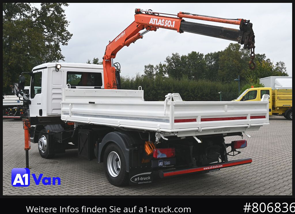 MAN TGL 8.180 Kipper Kran, Meiller, Atlas, AHK finansal kiralama MAN TGL 8.180 Kipper Kran, Meiller, Atlas, AHK: fotoğraf 10