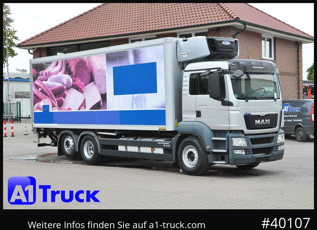 MAN TGS 26.360, Carrier 1150 Rolltor+ LBW, Lift - Refrijeratör kamyon: fotoğraf 1 MAN TGS 26.360, Carrier 1150 Rolltor+ LBW, Lift - Refrijeratör kamyon: fotoğraf 1