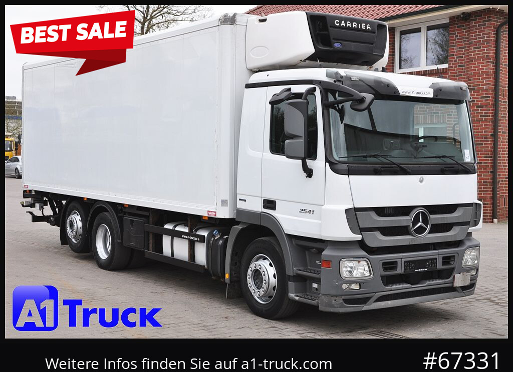MERCEDES-BENZ Actros 2541 2544 Carrier 950 Bär LBW 2t. - Refrijeratör kamyon: fotoğraf 1 MERCEDES-BENZ Actros 2541 2544 Carrier 950 Bär LBW 2t. - Refrijeratör kamyon: fotoğraf 1