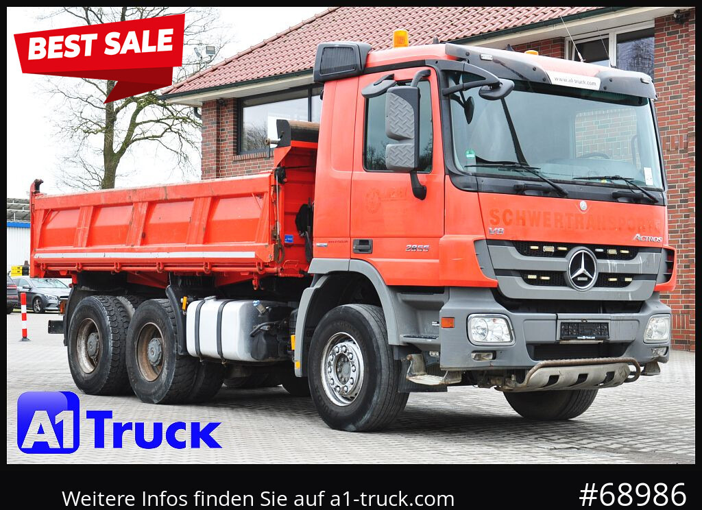 MERCEDES-BENZ Actros 2655 ,V8, 6x4 Meiller Klima , EPS - Damperli kamyon: fotoğraf 1 MERCEDES-BENZ Actros 2655 ,V8, 6x4 Meiller Klima , EPS - Damperli kamyon: fotoğraf 1