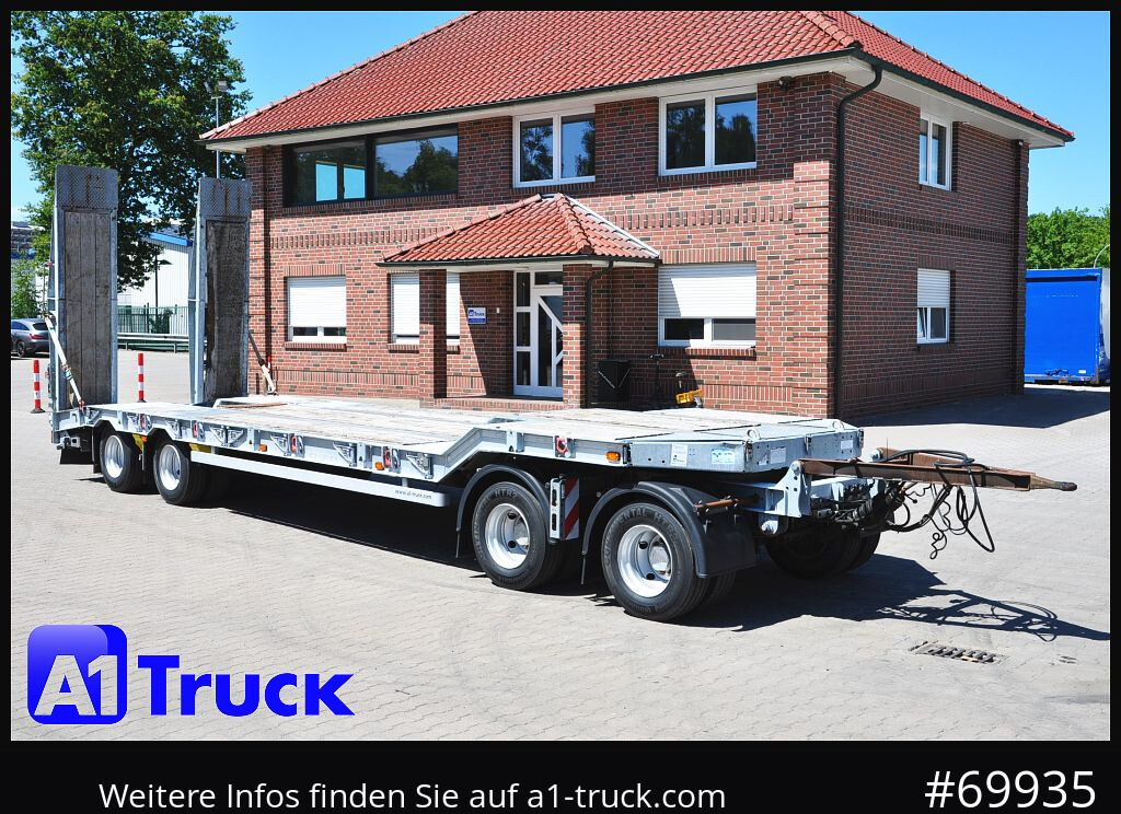 MUELLER-MITTELTAL T4 Profi, 4 achs Tieflader, hydr. Rampen, - Alçak çerçeveli platform römork: fotoğraf 1 MUELLER-MITTELTAL T4 Profi, 4 achs Tieflader, hydr. Rampen, - Alçak çerçeveli platform römork: fotoğraf 1