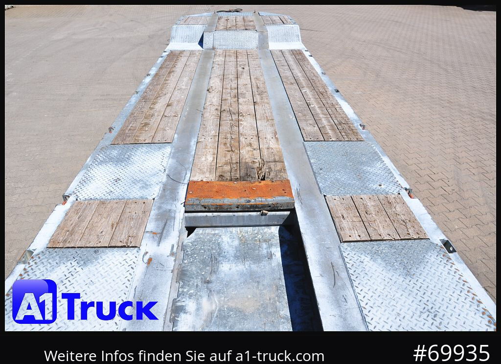 MUELLER-MITTELTAL T4 Profi, 4 achs Tieflader, hydr. Rampen, - Alçak çerçeveli platform römork: fotoğraf 3 MUELLER-MITTELTAL T4 Profi, 4 achs Tieflader, hydr. Rampen, - Alçak çerçeveli platform römork: fotoğraf 3