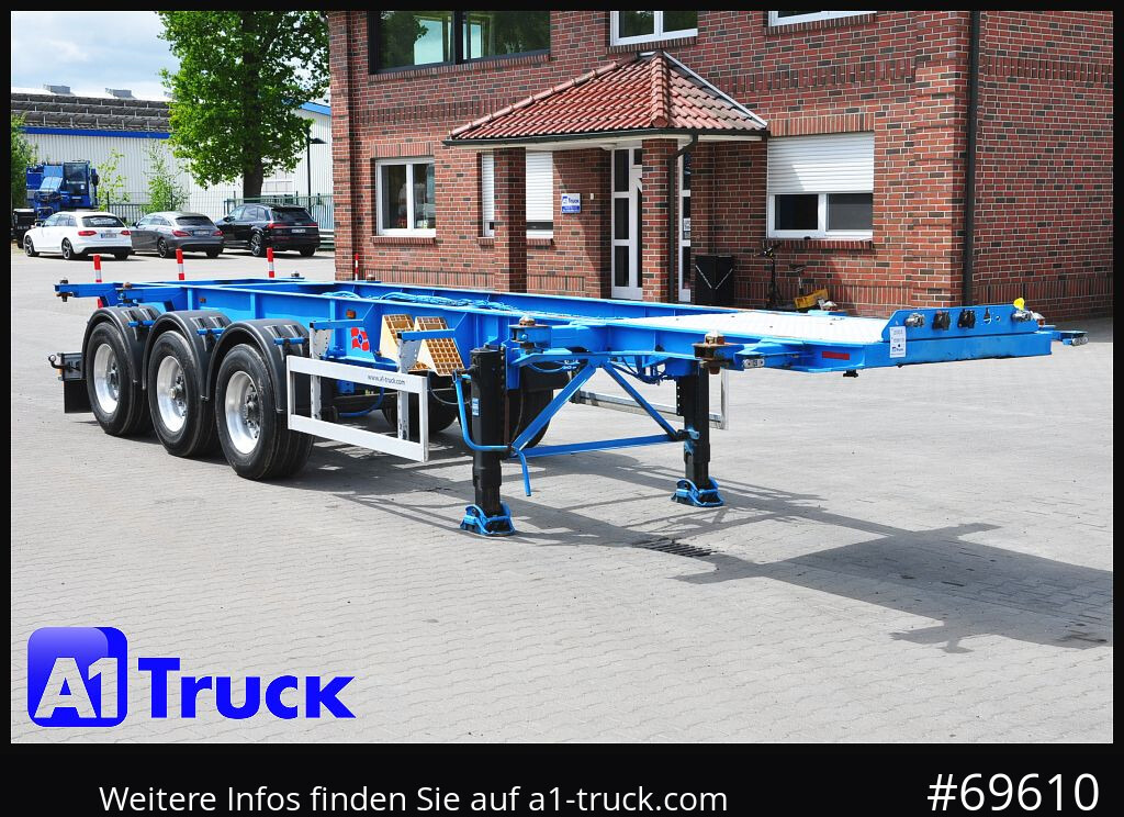 ROHR RSW C 38 CO, ADR, Alufelgen, - Konteynır taşıyıcı/ Yedek karoser dorse: fotoğraf 1 ROHR RSW C 38 CO, ADR, Alufelgen, - Konteynır taşıyıcı/ Yedek karoser dorse: fotoğraf 1