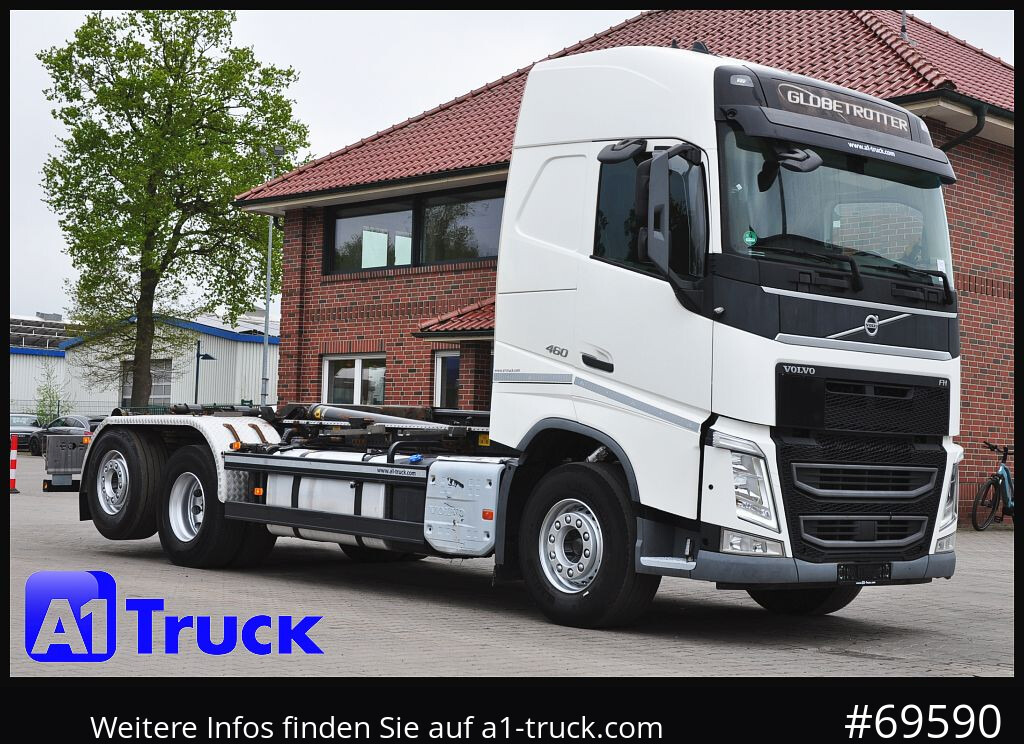 VOLVO FH 460, Meiller RS21.70 Funk Lenkachse Standklima, - Kancalı yükleyici kamyon: fotoğraf 1 VOLVO FH 460, Meiller RS21.70 Funk Lenkachse Standklima, - Kancalı yükleyici kamyon: fotoğraf 1