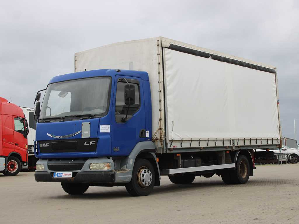 DAF FA LF 45.170 E10, EURO 3 - Tenteli kamyon: fotoğraf 1 DAF FA LF 45.170 E10, EURO 3 - Tenteli kamyon: fotoğraf 1