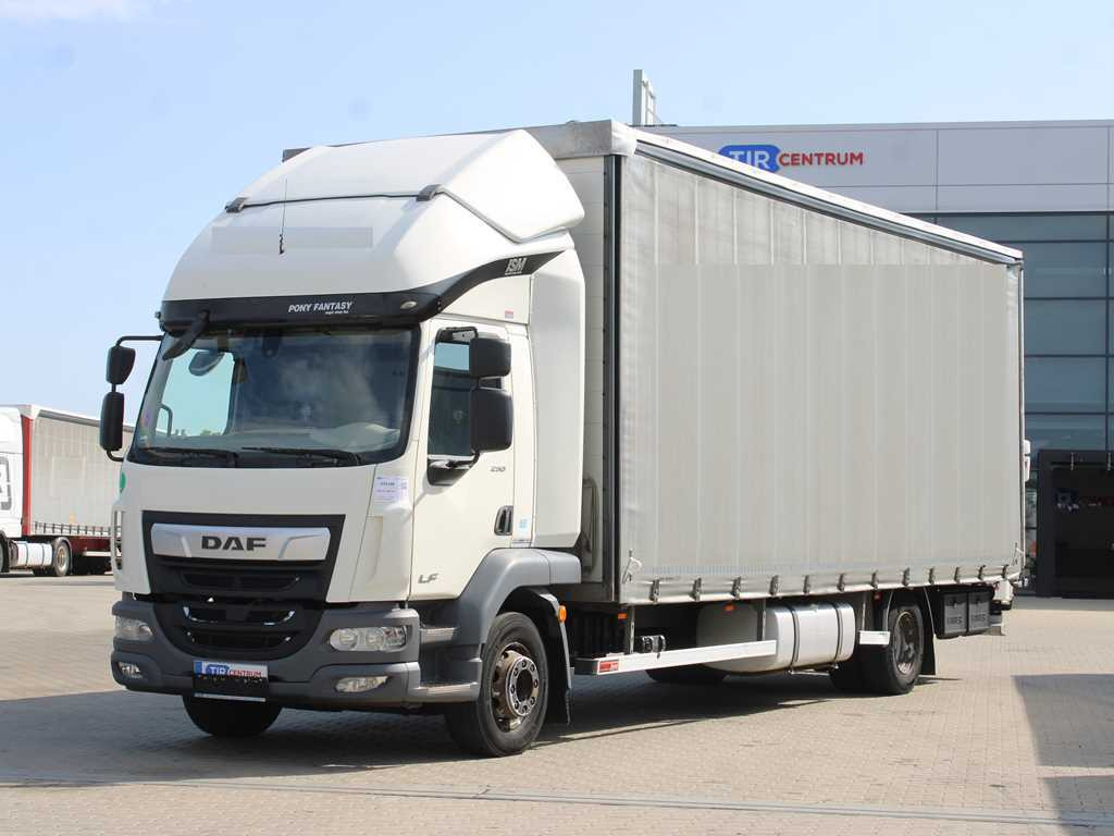 DAF LF 290 FA, EURO 6, SLEEPING BODY - Tenteli kamyon: fotoğraf 1 DAF LF 290 FA, EURO 6, SLEEPING BODY - Tenteli kamyon: fotoğraf 1