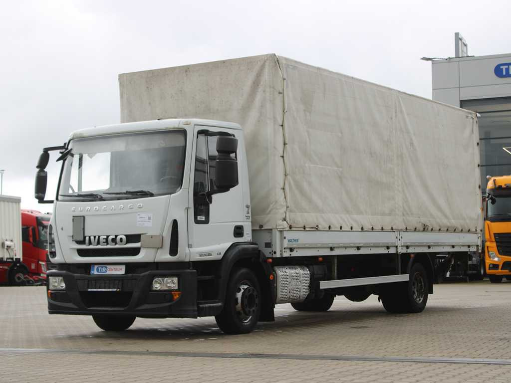 Iveco EUROCARGO 120E25, EURO 6, SIDE BOARD, HYDRAULIC FRONT - Tenteli kamyon: fotoğraf 1 Iveco EUROCARGO 120E25, EURO 6, SIDE BOARD, HYDRAULIC FRONT - Tenteli kamyon: fotoğraf 1