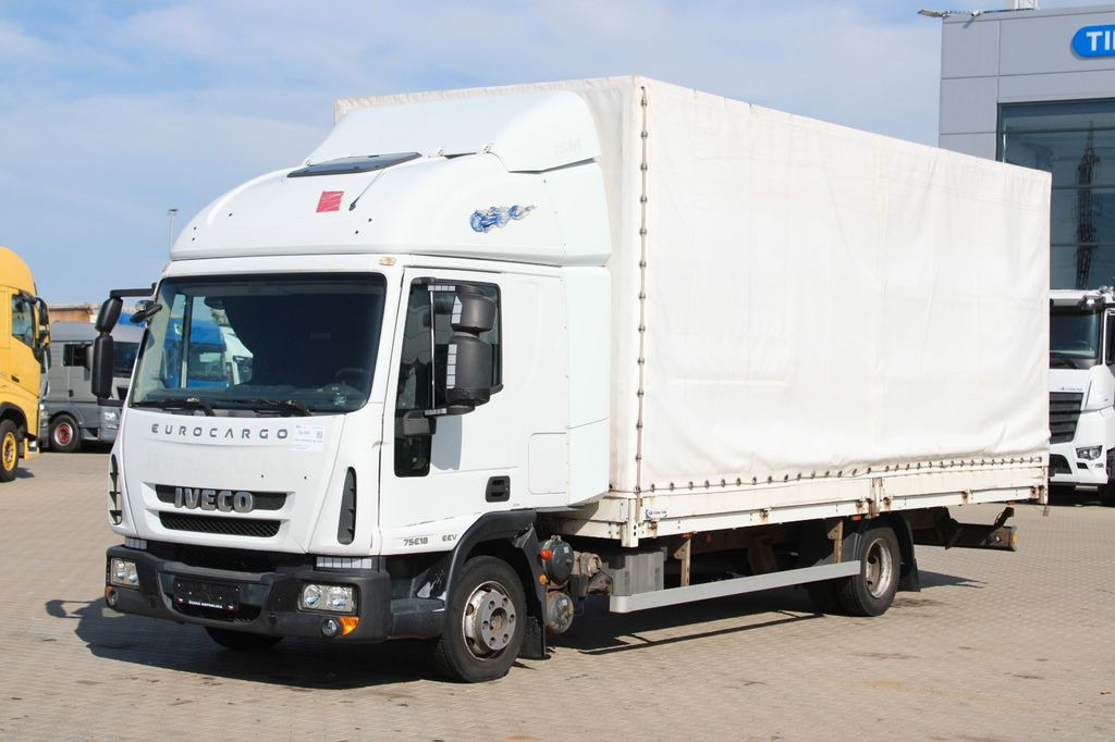Iveco EUROCARGO ML 75E18, EURO 5EEV,PNEU 90%,SIDE-WALL - Tenteli kamyon: fotoğraf 1 Iveco EUROCARGO ML 75E18, EURO 5EEV,PNEU 90%,SIDE-WALL - Tenteli kamyon: fotoğraf 1