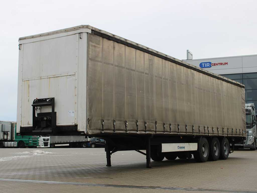 Krone KRONE SDP 27 WKE, LIFTING AXLE - Tenteli dorse: fotoğraf 1 Krone KRONE SDP 27 WKE, LIFTING AXLE - Tenteli dorse: fotoğraf 1