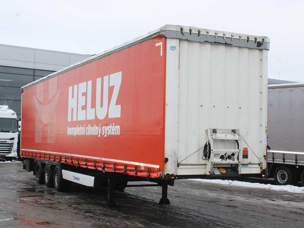 Krone SD, LOWDECK, MULTILOCK, LIFTING AXLE, LIFTING ROOF - Tenteli dorse: fotoğraf 3 Krone SD, LOWDECK, MULTILOCK, LIFTING AXLE, LIFTING ROOF - Tenteli dorse: fotoğraf 3