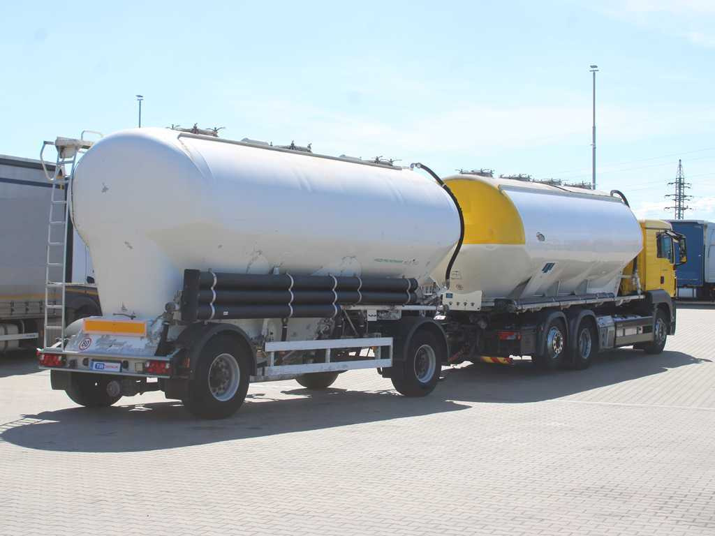 MAN TGA 26.440, 6x2, EURO 5, FELDBINDER 30m3, LIFTING AXLE, SILO + SPITZER (2006) - Tanker kamyon: fotoğraf 4 MAN TGA 26.440, 6x2, EURO 5, FELDBINDER 30m3, LIFTING AXLE, SILO + SPITZER (2006) - Tanker kamyon: fotoğraf 4