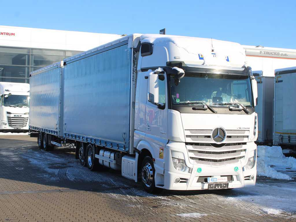 Mercedes-Benz ACTROS 2553, EURO 6, 6X2, AIR SUSPENSION, DRIVE-THROUGH + PANAV - Tenteli kamyon: fotoğraf 3 Mercedes-Benz ACTROS 2553, EURO 6, 6X2, AIR SUSPENSION, DRIVE-THROUGH + PANAV - Tenteli kamyon: fotoğraf 3