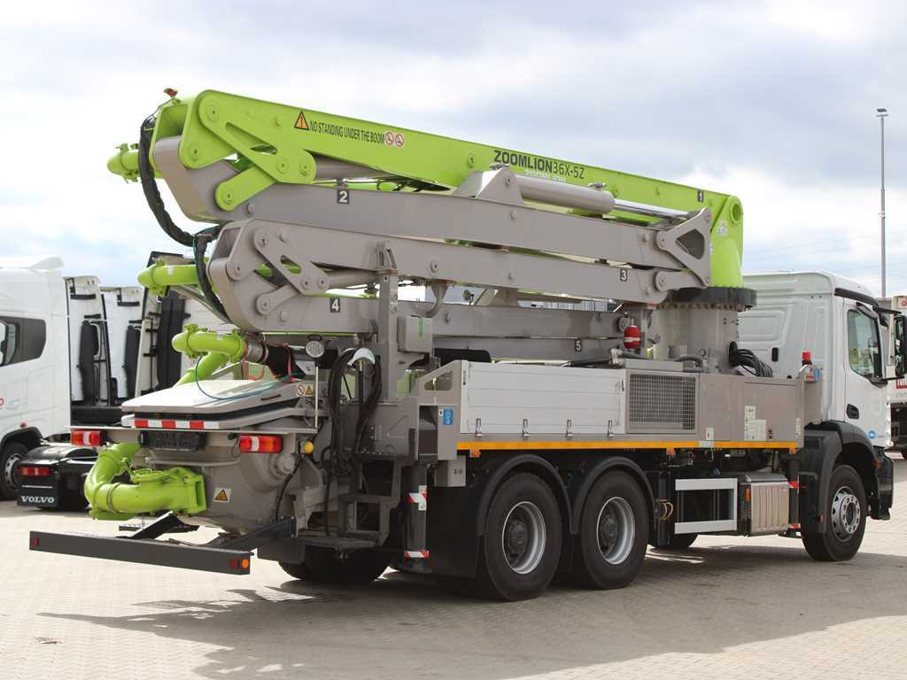 Mercedes-Benz ACTROS 2840, 6X4, Car pump ZOOMLION ZL36X-5Z - Mobil beton pompası: fotoğraf 4 Mercedes-Benz ACTROS 2840, 6X4, Car pump ZOOMLION ZL36X-5Z - Mobil beton pompası: fotoğraf 4