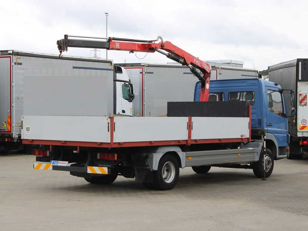 Mercedes-Benz ATEGO 1018, EURO 3, CRANE FASSI F40A.21 - Sal/ Açık kasa kamyon, Vinçli kamyon: fotoğraf 3 Mercedes-Benz ATEGO 1018, EURO 3, CRANE FASSI F40A.21 - Sal/ Açık kasa kamyon, Vinçli kamyon: fotoğraf 3