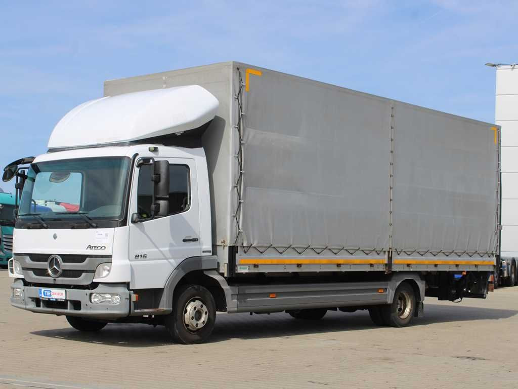 Mercedes-Benz ATEGO 816, EURO 5, TAIL LIFT, SIDEWALLS - Tenteli kamyonet: fotoğraf 1 Mercedes-Benz ATEGO 816, EURO 5, TAIL LIFT, SIDEWALLS - Tenteli kamyonet: fotoğraf 1