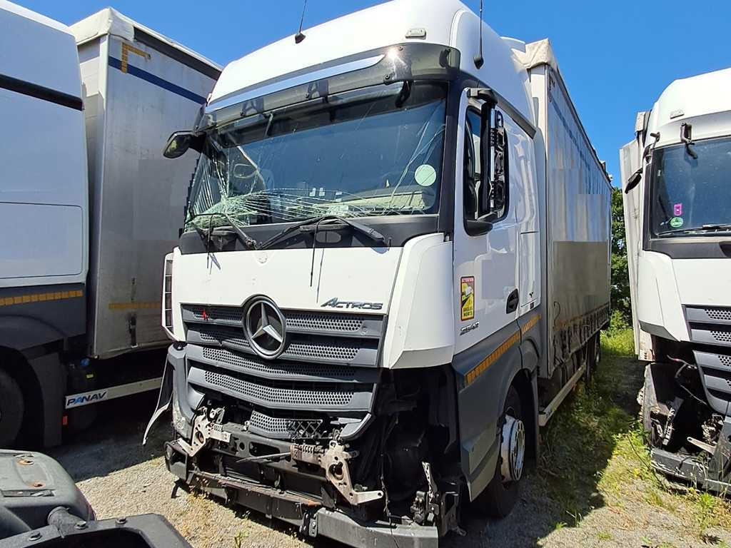 Mercedes-Benz Actros 2542, 6X2 + PANAV TVK18M - Tenteli kamyon: fotoğraf 1 Mercedes-Benz Actros 2542, 6X2 + PANAV TVK18M - Tenteli kamyon: fotoğraf 1