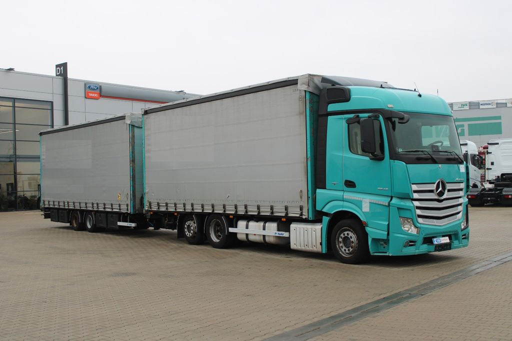Mercedes-Benz Actros 2542, 6x2,EURO 6 + TRAILER PANAV TV018L - Tenteli kamyon: fotoğraf 2 Mercedes-Benz Actros 2542, 6x2,EURO 6 + TRAILER PANAV TV018L - Tenteli kamyon: fotoğraf 2