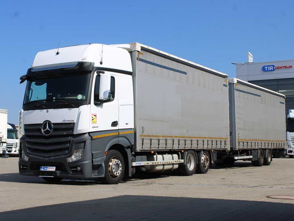 Mercedes-Benz Actros 2542, EURO 6, 6X2 + PANAV TV018M - Tenteli kamyon: fotoğraf 1 Mercedes-Benz Actros 2542, EURO 6, 6X2 + PANAV TV018M - Tenteli kamyon: fotoğraf 1