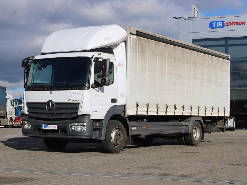 Mercedes-Benz Atego 1224 L, EURO 6, TAIL LIFT - Tenteli kamyon: fotoğraf 1 Mercedes-Benz Atego 1224 L, EURO 6, TAIL LIFT - Tenteli kamyon: fotoğraf 1