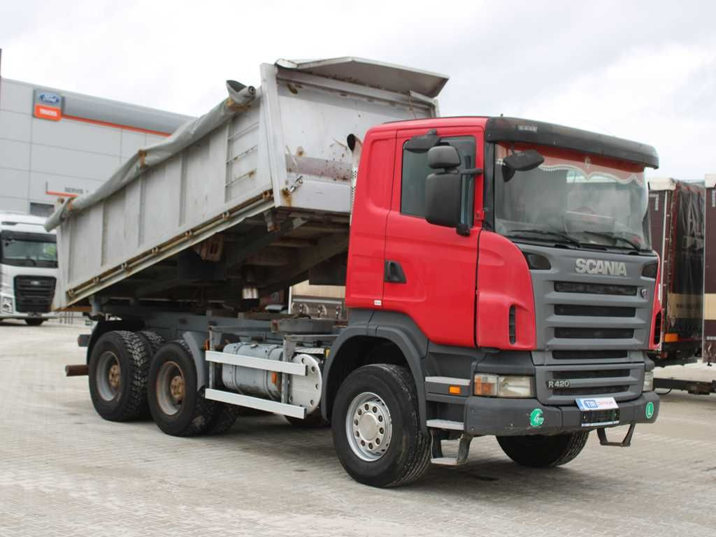 Scania R 420 CB 6X4 ,THREE-SIDED,EURO 4,RETARDER,13m³ - Damperli kamyon: fotoğraf 2 Scania R 420 CB 6X4 ,THREE-SIDED,EURO 4,RETARDER,13m³ - Damperli kamyon: fotoğraf 2