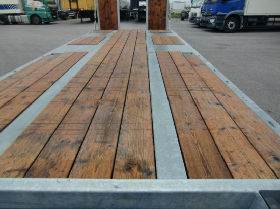 Yeni Alçak çerçeveli platform römork HUMBAUR HBTZ 217224 BS schräg Tandem-Tieflader Verzinkt,  SAF-Achsen,: fotoğraf 10