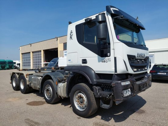 Iveco 8x4 Meiller Abroller, Automatik, E6, Retarder, - Kancalı yükleyici kamyon, Vinçli kamyon: fotoğraf 3 Iveco 8x4 Meiller Abroller, Automatik, E6, Retarder, - Kancalı yükleyici kamyon, Vinçli kamyon: fotoğraf 3