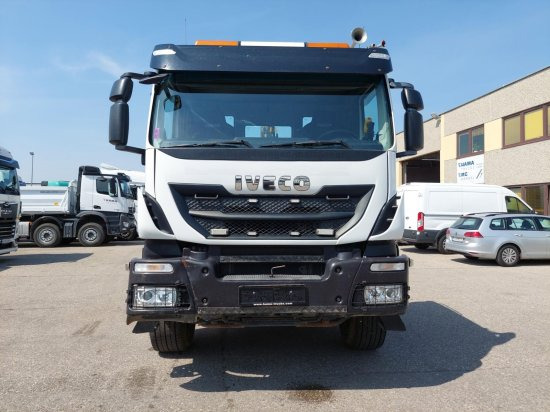 Iveco 8x4 Meiller Abroller, Automatik, E6, Retarder, - Kancalı yükleyici kamyon, Vinçli kamyon: fotoğraf 2 Iveco 8x4 Meiller Abroller, Automatik, E6, Retarder, - Kancalı yükleyici kamyon, Vinçli kamyon: fotoğraf 2