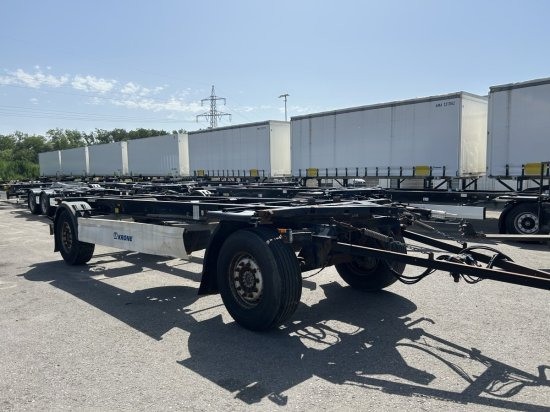 Krone AZ 18, Standard-Lafette BPW-Achsen, - Konteynır taşıyıcı/ Yedek karoser römork: fotoğraf 3 Krone AZ 18, Standard-Lafette BPW-Achsen, - Konteynır taşıyıcı/ Yedek karoser römork: fotoğraf 3