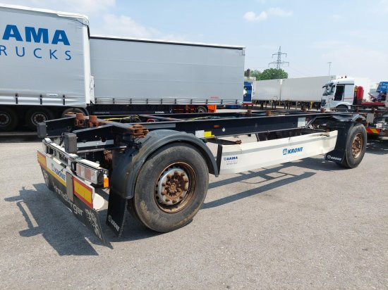 Krone AZ 18, Standard-Lafette Krone-Achsen, - Konteynır taşıyıcı/ Yedek karoser römork: fotoğraf 2 Krone AZ 18, Standard-Lafette Krone-Achsen, - Konteynır taşıyıcı/ Yedek karoser römork: fotoğraf 2