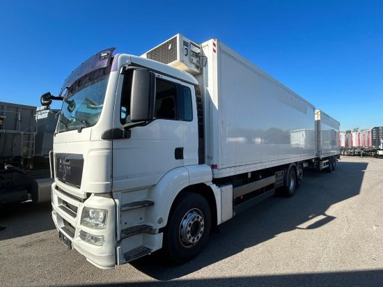 MAN TGS 26.360 6x2 LL, Tiefkühlkoffer Intarder, Liftachse ohne Anhänger - Refrijeratör kamyon: fotoğraf 1 MAN TGS 26.360 6x2 LL, Tiefkühlkoffer Intarder, Liftachse ohne Anhänger - Refrijeratör kamyon: fotoğraf 1