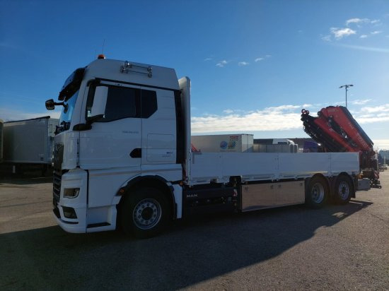 MAN TGX 26.510 LL Pritsche, Fassi F545RA.2.28XE, Containerverschlüsse, - Sal/ Açık kasa kamyon, Vinçli kamyon: fotoğraf 5 MAN TGX 26.510 LL Pritsche, Fassi F545RA.2.28XE, Containerverschlüsse, - Sal/ Açık kasa kamyon, Vinçli kamyon: fotoğraf 5